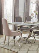 Antoine Upholstered Demi Arm Dining Side Chairs (Set of 2) - Golden Linens & Furniture (PA)* 