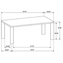 Castlewood Dining Set - Golden Linens & Furniture (PA)* 