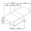Leandro Dining Set - Golden Linens & Furniture (PA)* 
