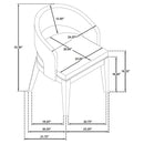 Leandro Dining Arm Chair - Golden Linens & Furniture (PA)* 