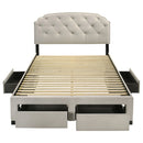 Marianna Panel Platform Storage Bed