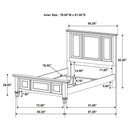 Sandy Beach Bedroom Set - Golden Linens & Furniture (PA)* 