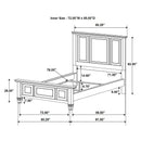 Sandy Beach Bedroom Set - Golden Linens & Furniture (PA)* 