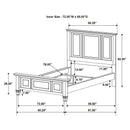 Sandy Beach Bedroom Set - Golden Linens & Furniture (PA)* 