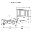 Sandy Beach Bedroom Set - Golden Linens & Furniture (PA)* 