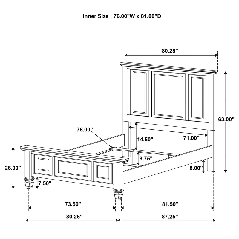 Sandy Beach 5 Pc Bedroom Sets