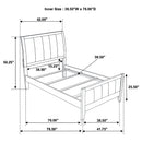 Carlton Panel Bed - Golden Linens & Furniture (PA)* 