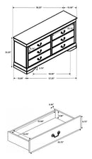 Louis Philippe Bedroom Set - Golden Linens & Furniture (PA)* 