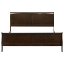 Louis Philippe Sleigh Panel Bed - Golden Linens & Furniture (PA)* 