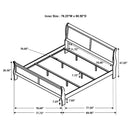 Louis Philippe Sleigh Panel Bed - Golden Linens & Furniture (PA)* 