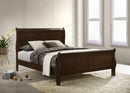 Louis Philippe Sleigh Panel Bed - Golden Linens & Furniture (PA)* 