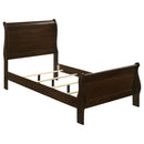 Louis Philippe Sleigh Panel Bed - Golden Linens & Furniture (PA)* 