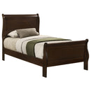 Louis Philippe Sleigh Panel Bed - Golden Linens & Furniture (PA)* 