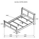 Louis Philippe Bedroom Set - Golden Linens & Furniture (PA)* 