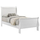 Louis Philippe Sleigh Panel Bed - Golden Linens & Furniture (PA)* 