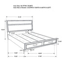 Miranda Panel Platform Storage Bed - Golden Linens & Furniture (PA)* 