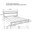 Miranda Panel Platform Storage Bed - Golden Linens & Furniture (PA)* 