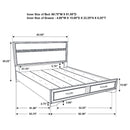 Miranda Panel Platform Storage Bed - Golden Linens & Furniture (PA)* 