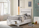 Miranda Panel Platform Storage Bed - Golden Linens & Furniture (PA)* 
