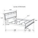Barzini Panel Bed - Golden Linens & Furniture (PA)* 