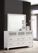 Barzini Dresser with Mirror - Golden Linens & Furniture (PA)* 