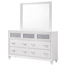 Barzini Dresser with Mirror - Golden Linens & Furniture (PA)* 