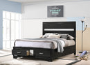 Miranda Panel Platform Storage Bed - Golden Linens & Furniture (PA)* 