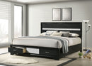 Miranda Panel Platform Storage Bed - Golden Linens & Furniture (PA)* 