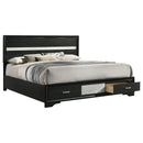 Miranda Panel Platform Storage Bed - Golden Linens & Furniture (PA)* 