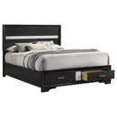 Miranda Panel Platform Storage Bed - Golden Linens & Furniture (PA)* 