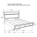 Miranda Panel Platform Storage Bed - Golden Linens & Furniture (PA)* 