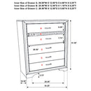 Miranda Chest of Drawers - Golden Linens & Furniture (PA)* 