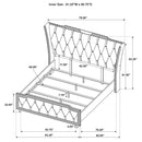 Lorient Bedroom Set - Golden Linens & Furniture (PA)* 