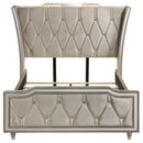 Lorient Wingback Bed with LED Lighting