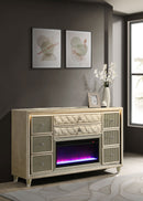 Lorient LED Dresser with Flame Visualizer - Golden Linens & Furniture (PA)* 
