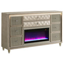 Lorient LED Dresser with Flame Visualizer - Golden Linens & Furniture (PA)* 