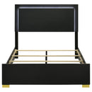 Marceline Panel Bed with LED Lighting - Golden Linens & Furniture (PA)* 