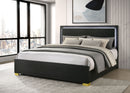Marceline Panel Bed with LED Lighting