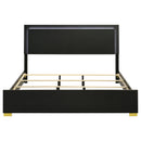 Marceline Panel Bed with LED Lighting - Golden Linens & Furniture (PA)* 