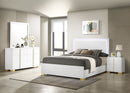 Marceline Bedroom Sets White & Black 4 & 5 Piece