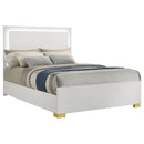Marceline Panel Bed with LED Lighting - Golden Linens & Furniture (PA)* 