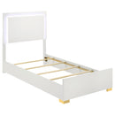 Marceline Panel Bed with LED Lighting - Golden Linens & Furniture (PA)* 