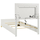 Marceline Panel Bed with LED Lighting - Golden Linens & Furniture (PA)* 