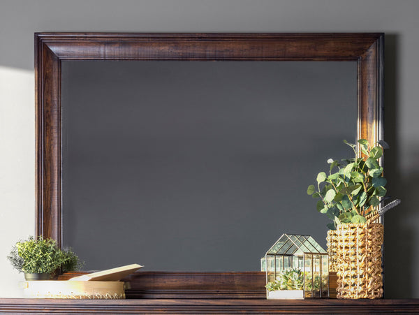 Avenue Rectangle Dresser Mirror Weathered Burnished Brown image