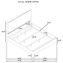 Maderia Panel Bed - Golden Linens & Furniture (PA)* 