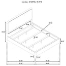 Maderia Panel Bed - Golden Linens & Furniture (PA)* 