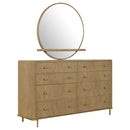Arini Dresser With Mirror - Golden Linens & Furniture (PA)* 