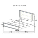 Marmore Panel Bed with LED Lighting - Golden Linens & Furniture (PA)* 