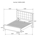 Robyn Panel Platform Bed - Golden Linens & Furniture (PA)* 
