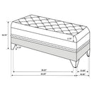 Barzini Storage Bench - Golden Linens & Furniture (PA)* 